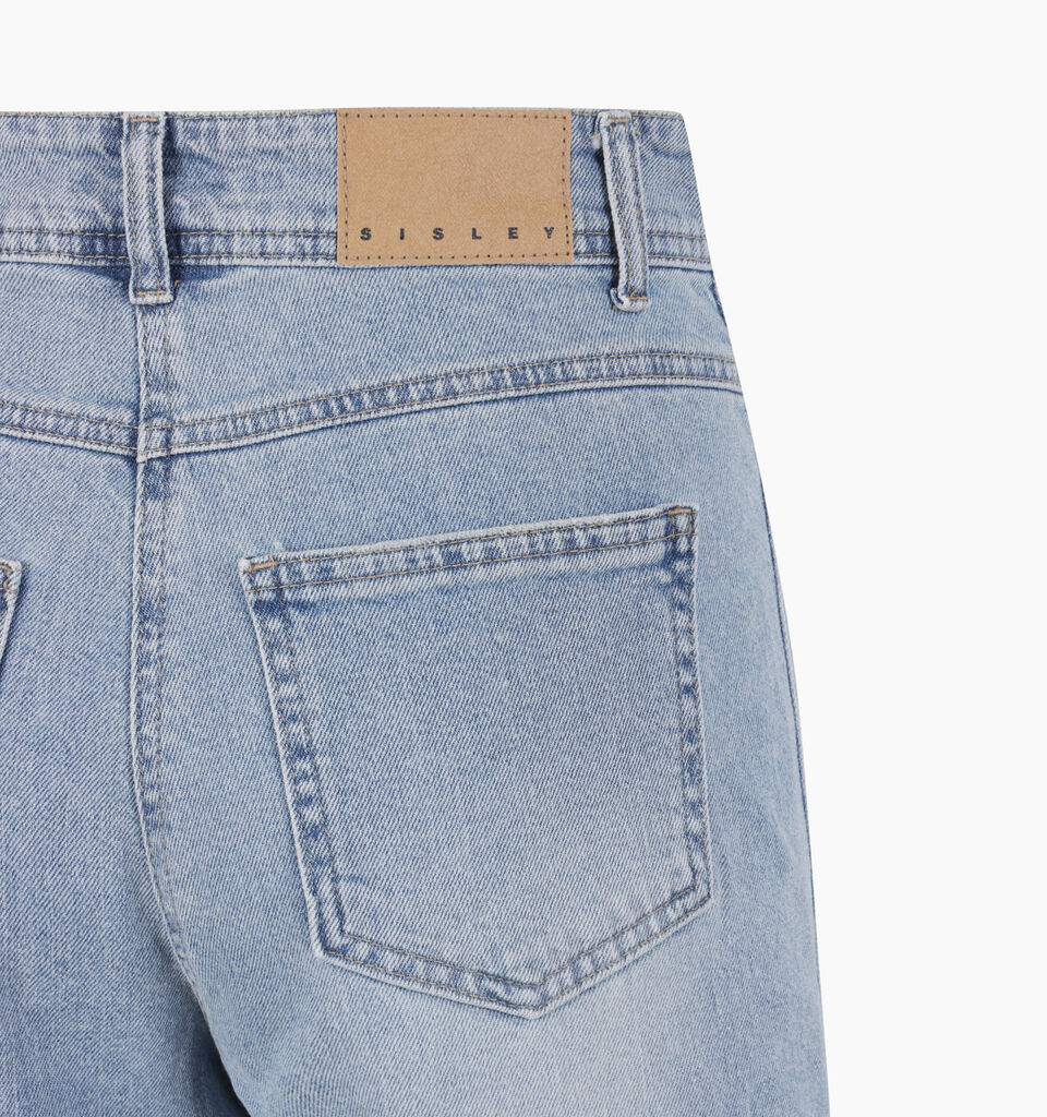 Light blue A-line jeans - Palazzo - Light Blue | Sisley K image number 4